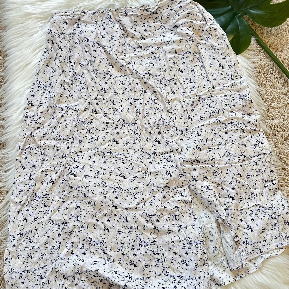 Rare ICHI Silk Floral Skirt - Picture 2 of 8